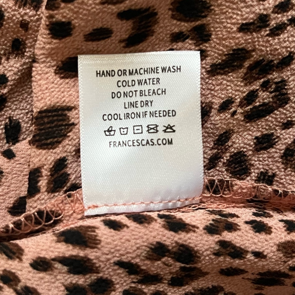 Miami Leopard Print Pink Wrap Top - Picture 8 of 8